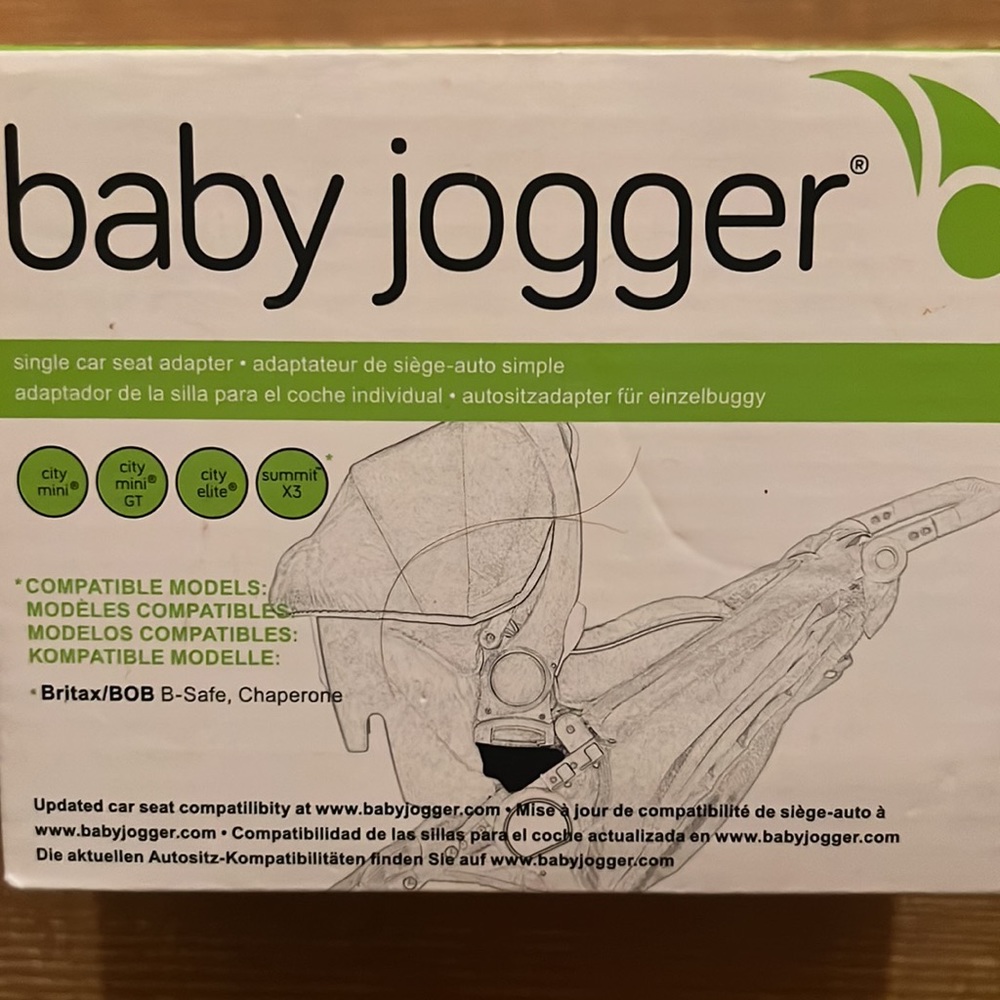 New in Box Britax/BOB Car Seat Adapter for Baby Jogger